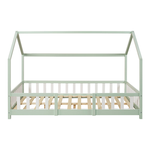 Kinderbed Sisimiut met uitvalbeveiliging en bedbodem [en.casa]