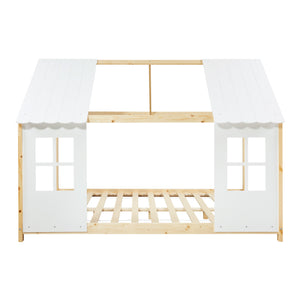 Kinderbed Tostedt huisbed grenen [en.casa]