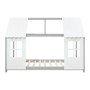 Kinderbed Tostedt huisbed grenen [en.casa]