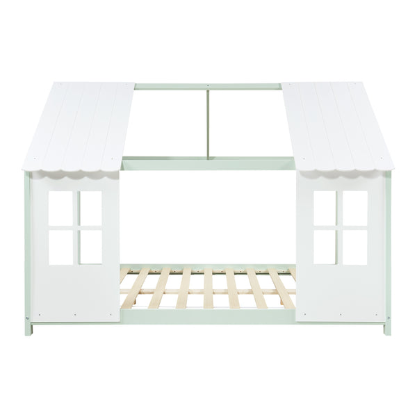 Kinderbed Tostedt huisbed grenen [en.casa]