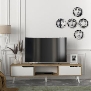 Meuble TV Kullila 160 x 35 x 40 cm [en.casa]