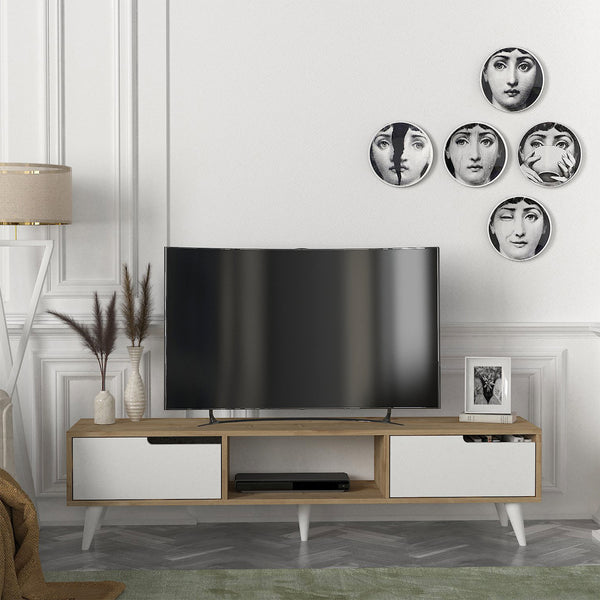 Meuble TV Kullila 160 x 35 x 40 cm [en.casa]