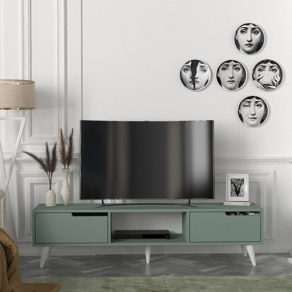 Meuble TV Kullila 160 x 35 x 40 cm [en.casa]