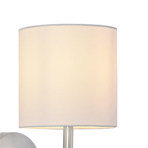 Wandlamp 1/2/3 stuks  Winsford 27x21 cm E14 zilverkleurig en wit lux.pro