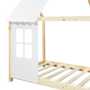 Kinderbed Tostedt huisbed grenen [en.casa]