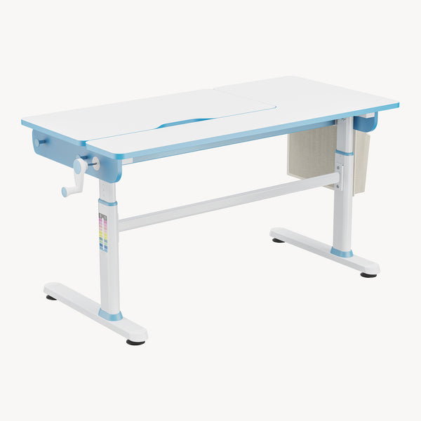 Bureau enfant réglable en hauteur Kuosa 120 x 60 cm [en.casa]