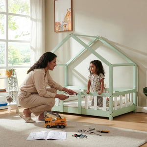 Kinderbed Treviolo huisbed [en.casa]