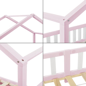 Kinderbed Treviolo huisbed [en.casa]