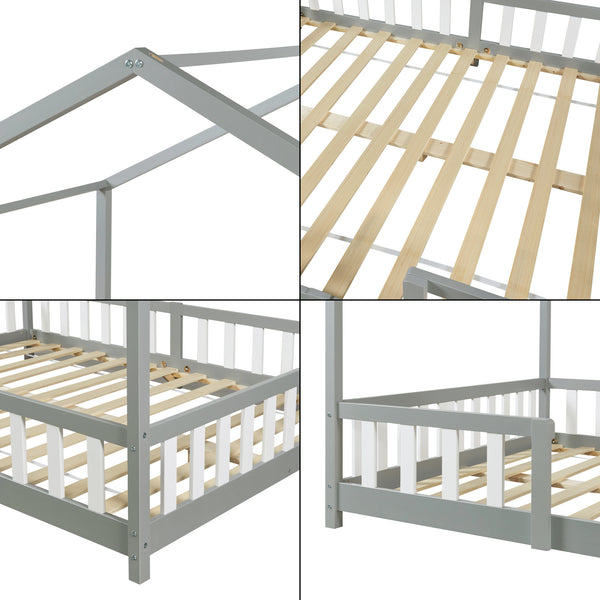 Kinderbed Treviolo huisbed [en.casa]