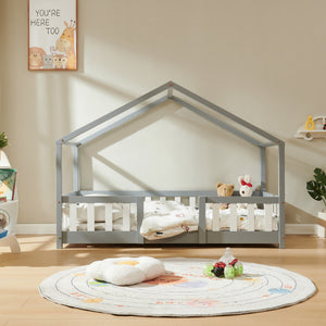 Kinderbed Treviolo huisbed [en.casa]