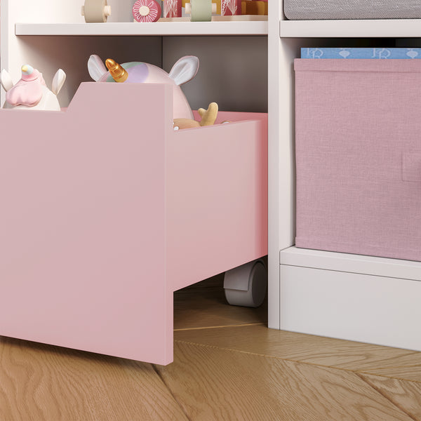 Kinderrek met zitbank Vipsali 100x99x30 cm [en.casa]
