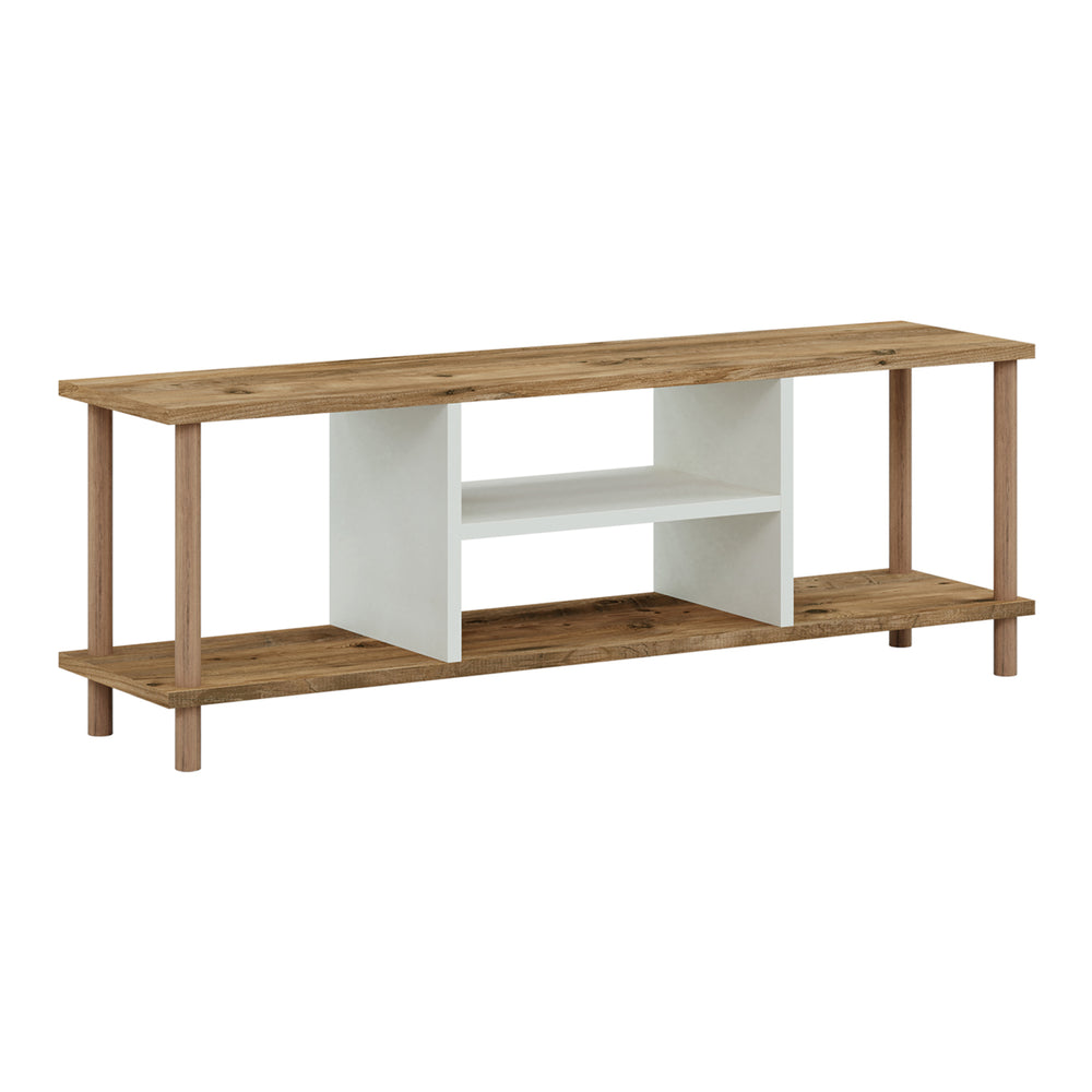 Tv-tafel Ærøskøbing met 2 opbergvakken 43x120x29 cm diverse kleuren [en.casa] - premiumXL