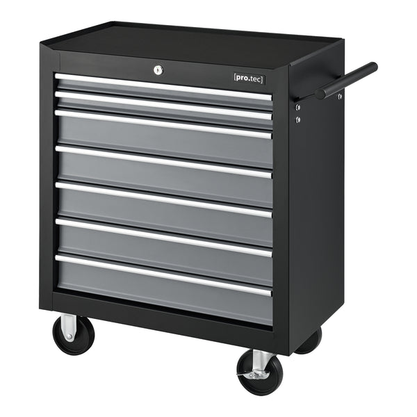 Chariot d'Atelier pour Outils Noir Argenté [pro.tec]