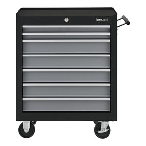 Chariot d'Atelier pour Outils Noir Argenté [pro.tec]