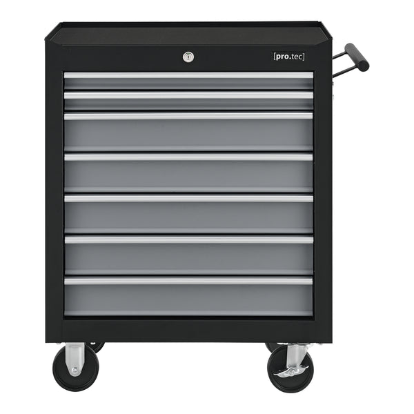 Chariot d'Atelier pour Outils Noir Argenté [pro.tec]