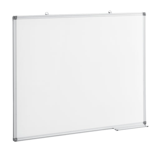 [pro.tec] Tableau Blanc Magnétique avec Porte-marqueurs Aluminium et Métal Blanc Plusieurs Tailles
