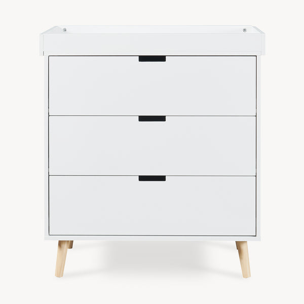 Wickelcommode Sallinrar met afneembare verschoningsmat [en.casa]