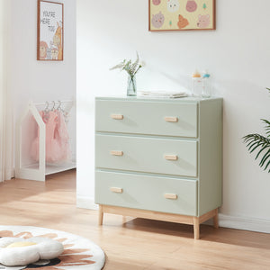 Luiercommode Sarievn met verschoonunit 100x80x53 cm [en.casa]