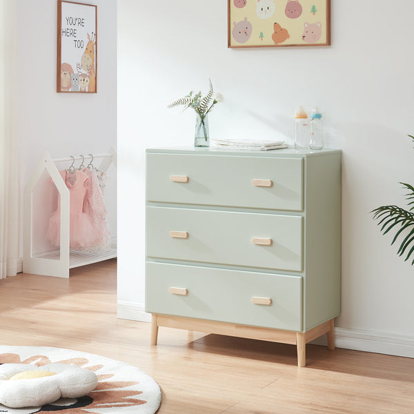 Luiercommode Sarievn met verschoonunit 100x80x53 cm [en.casa]