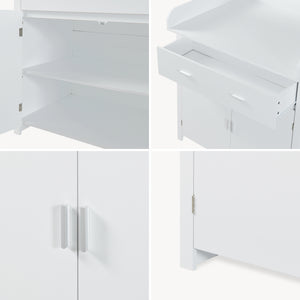 Commode à langer Starler avec matelas à langer amovible [en.casa]