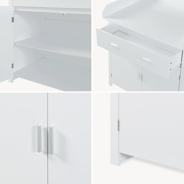 Commode à langer Starler avec matelas à langer amovible [en.casa]