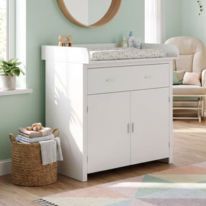 Commode à langer Starler avec matelas à langer amovible [en.casa]