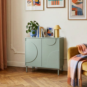 Commode Holea avec 2 portes 75 x 70 x 34 cm [en.casa] 