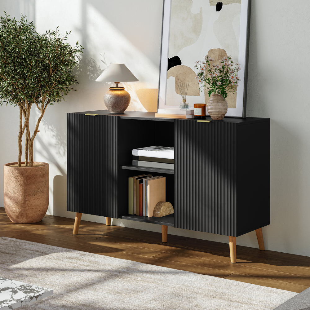 Sideboard Nand dressoir met deuren 120x40x76 cm [en.casa]