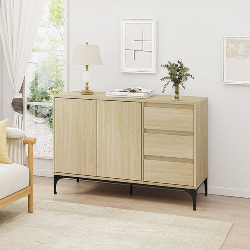 Buffet Kistiandi 77 x 120 x 40 cm [en.casa] 