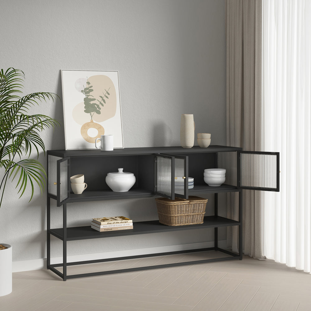 Sideboard Säkylä 150x38x90 cm [en.casa]