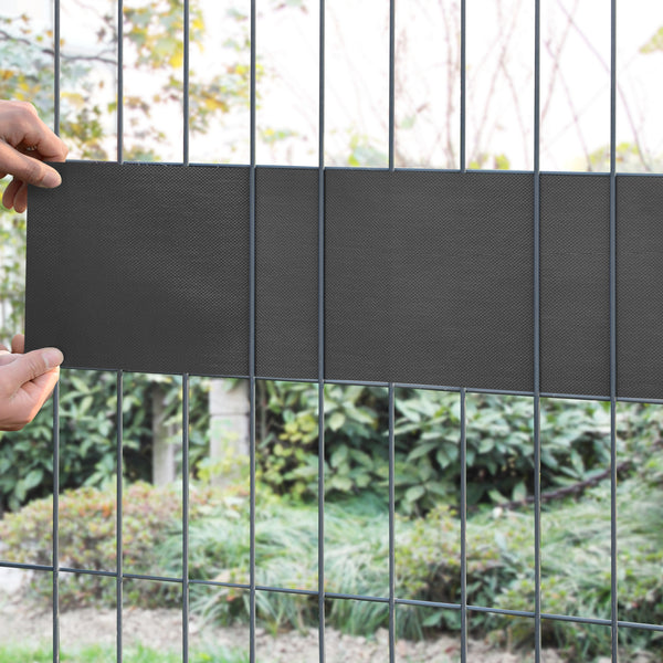 [en.casa] Privacyfolie voor hek tuinscherm vlechtband 35 m - 4 varianten