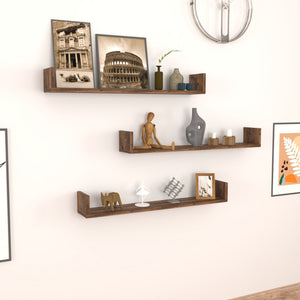 [en.casa] Wandplank set van 3 Höganäs - 8 varianten