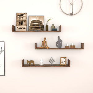 [en.casa] Wandplank set van 3 Höganäs - 8 varianten