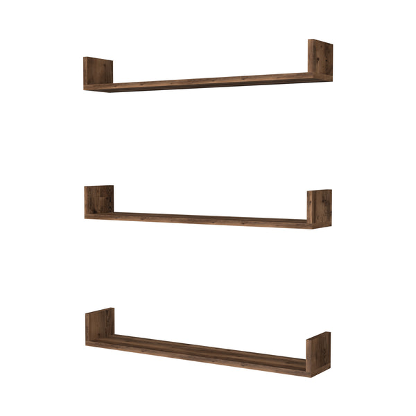 [en.casa] Wandplank set van 3 Höganäs - 8 varianten