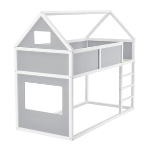 Lit Mezzanine Maison Quedlinburg 200 x 90 cm [en.casa]