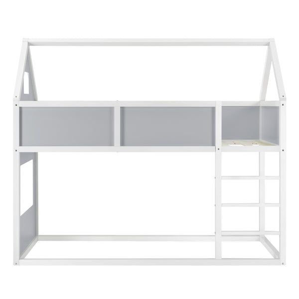 Lit Mezzanine Maison Quedlinburg 200 x 90 cm [en.casa]