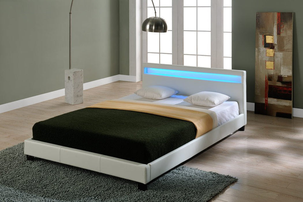LED Polsterbed Parijs in verschillende kleuren en maten [Corium] - premiumXL