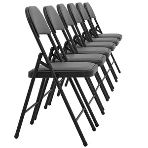 Chaise de conférence lot de 6 simili cuir en différentes couleurs [pro.tec] - premiumXL