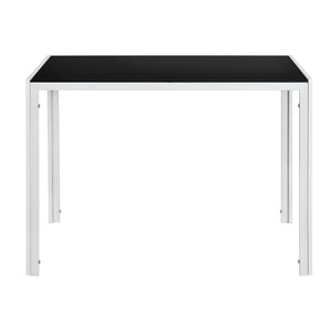 Eettafel Porvoo gehard glas 8 mm 105x60x75 cm - verschillende kleuren