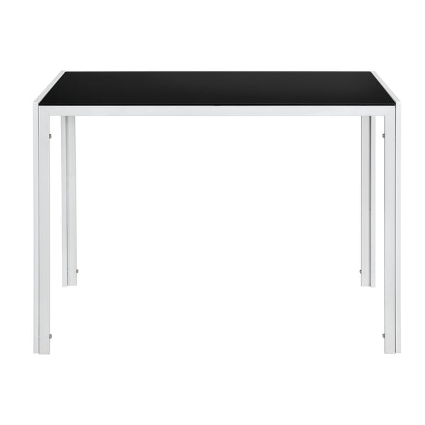 Eettafel Porvoo gehard glas 8 mm 105x60x75 cm - verschillende kleuren