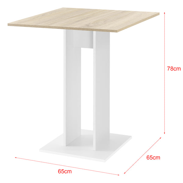 Design eettafel Lindesnes 65x65x78 cm vierkant - verschillende kleuren